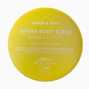 Ciroa Lemon & Mint Sugar Body Scrub Refresh & Uplift 21.2oz